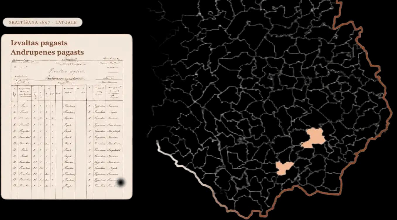 The 1897 Census: Andrupene and Izvalta Parishes of Latgale